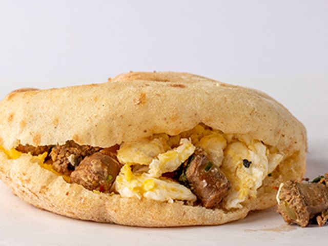 Foul With Omelette Sandwich