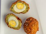 Taamia With Boiled Eggs Sandwich
