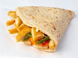 Bacon burger crepe
