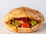 Foul With Oriental Sausage Sandwich
