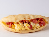 Pastrami egg sandwich