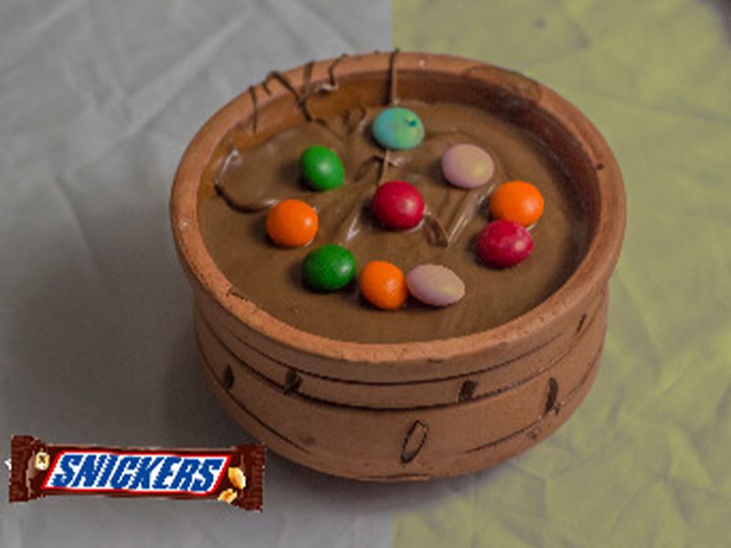 Snickers Chocolate With Nutella Chocolate Casserole