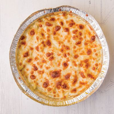 Pasta With White Sauce And Cheese