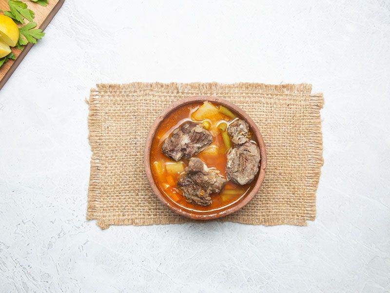 Vegetables With Meat Casserole