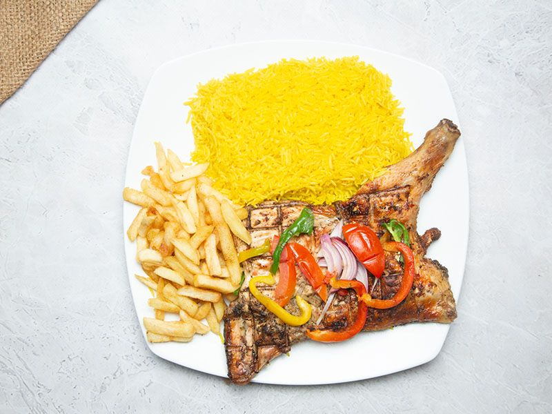 Charcoal Grilled Chicken Meal