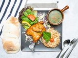 Half Grilled Chicken
