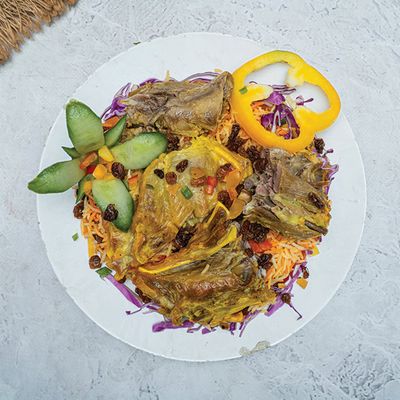 Lamb Meat Biryani Nafr