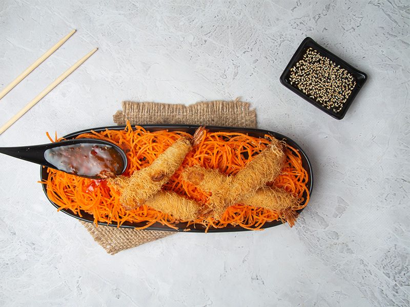 Konafa With Shrimp