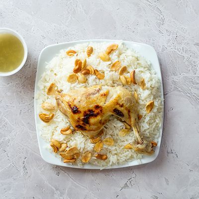 فتة ربع دجاج - أفخاذ