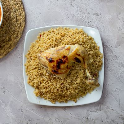 ربع دجاج مفتول فخذ