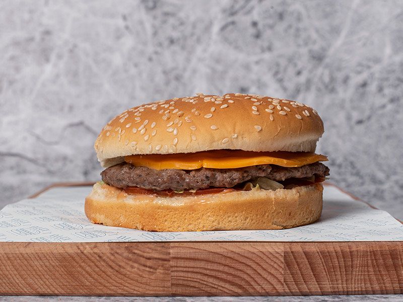 Cheese Beef Burger Sandwich