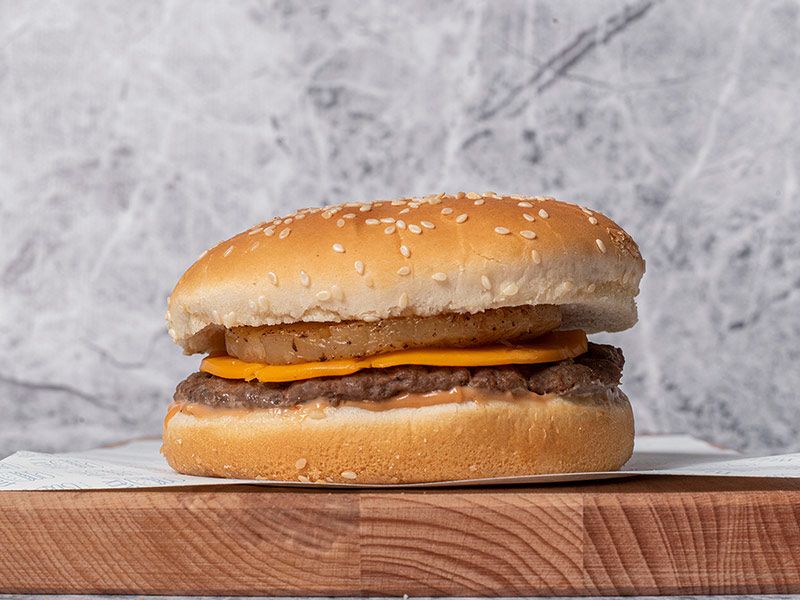 Pineapple Beef Burger Sandwich
