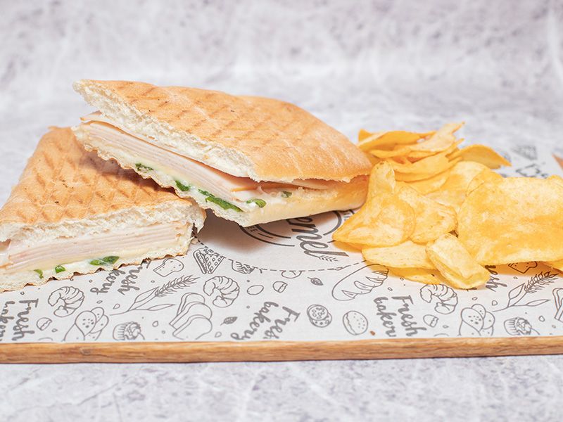 Panini Smoked Turkey Sandwich