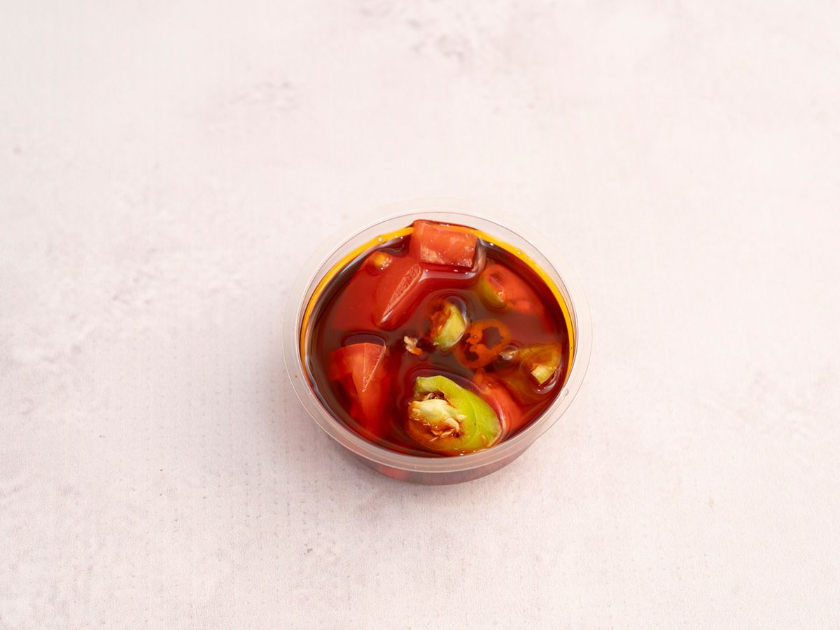 Tomatoes Hot Sauce Oil