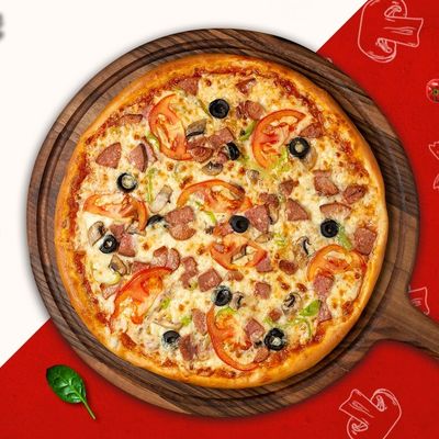 Beef Pepperoni Pizza