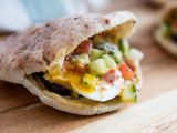 Falafel With Boiled Egg Sandwich