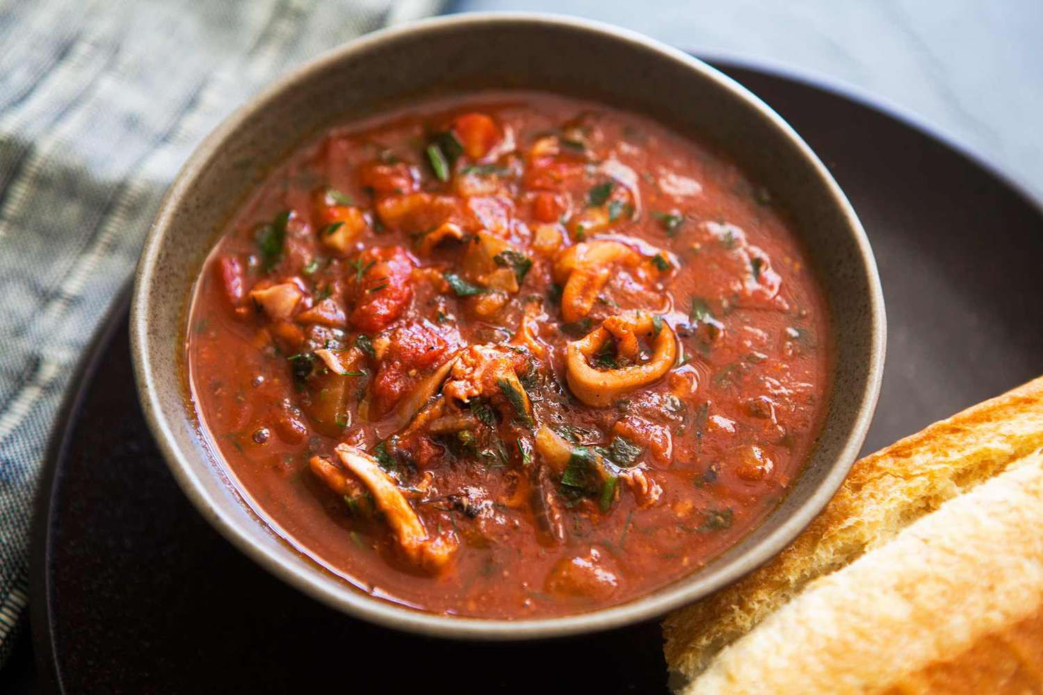 Squid Casserole With Red sauce
