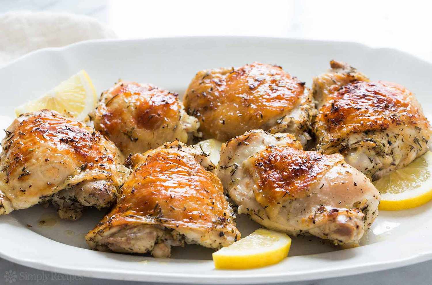 Chicken Lemon With 2 Side Dishes