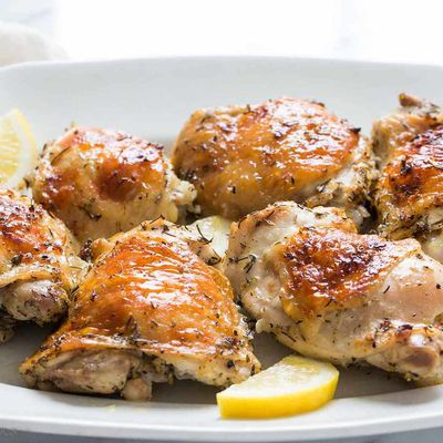 Chicken Lemon With 2 Side Dishes