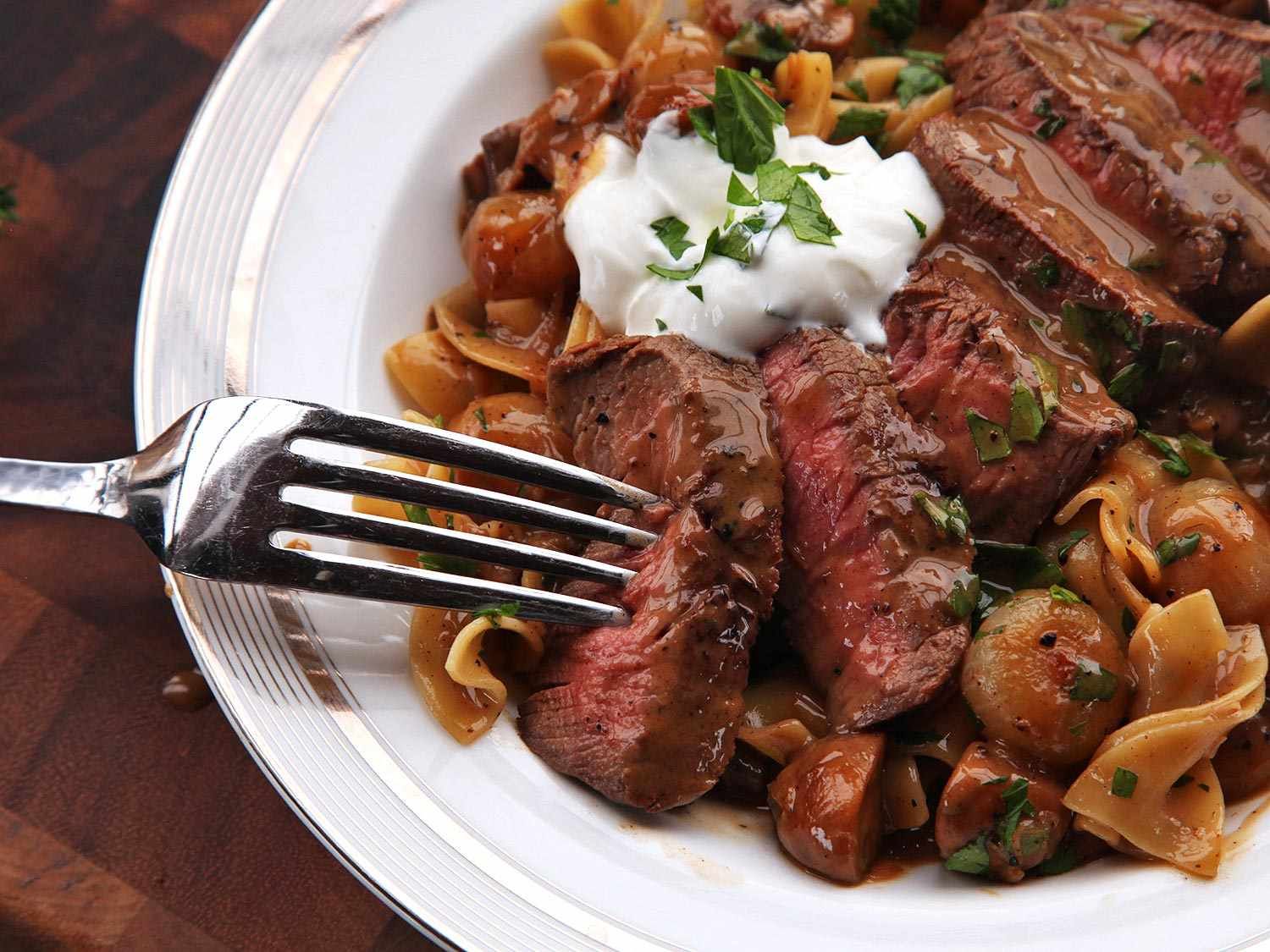 Beef Stroganoff