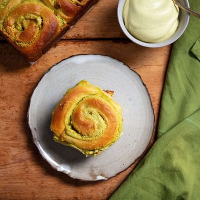 Pistachio Challah Dough