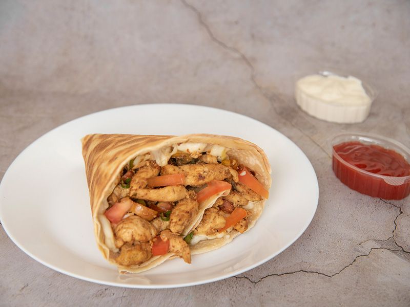 Chicken Shawerma Crepe