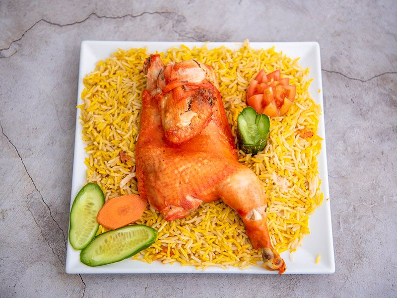 Half Chicken Mandi Meal