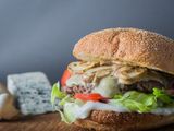 Blue Cheese Burger Sandwich