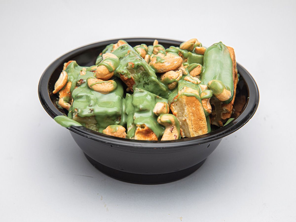 Waffle Bites Pistachio