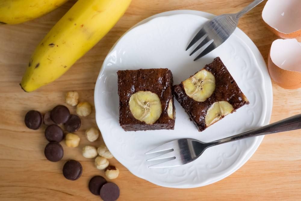 Madness Brownies With Banana