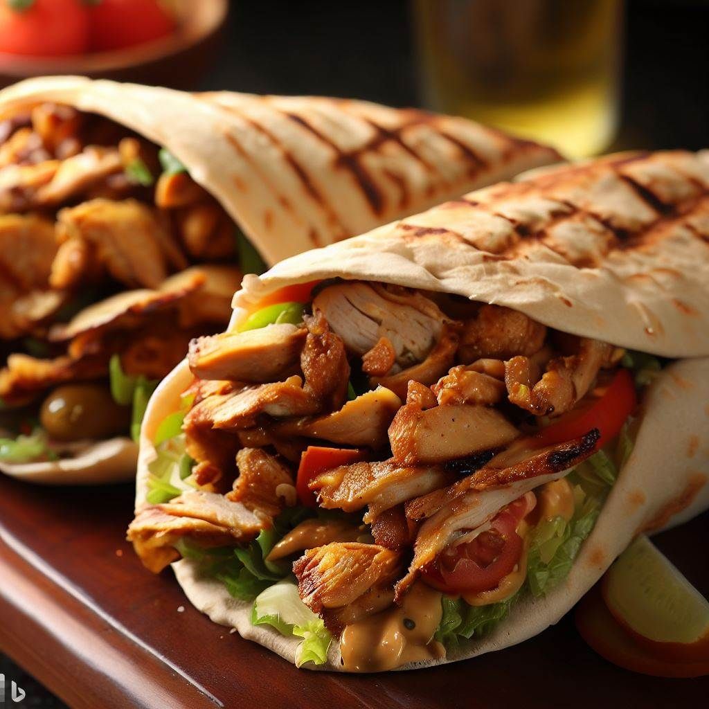 Syrian chicken shawarma