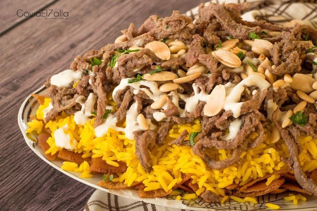 Meat Shawerma Fatteh