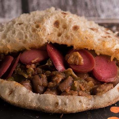 Hot Dog Foul Sandwich