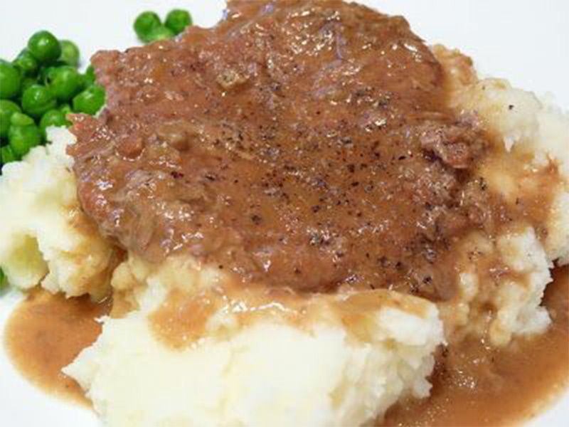 Swiss Steak With Onion Sauce Meal