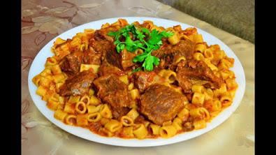 Pasta Mebakbaka With Meat