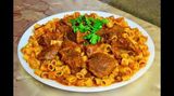 Pasta Mebakbaka With Meat