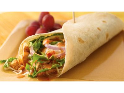 Chicken Fajita With French Fries Sandwich