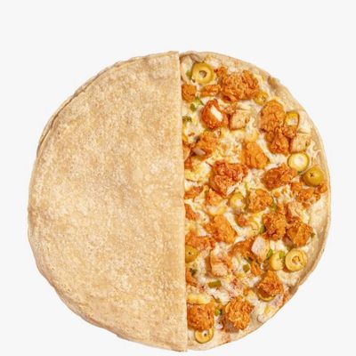 Pizza crepe mix chicken