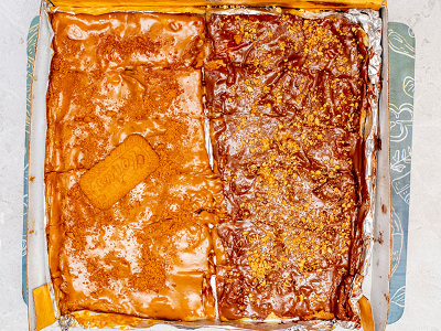 Nutella Chocolate With Lotus Pie