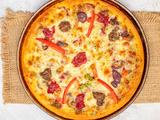 Oriental Sausage Pizza