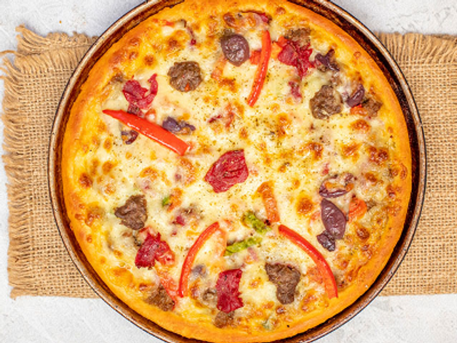 Oriental Sausage Pizza