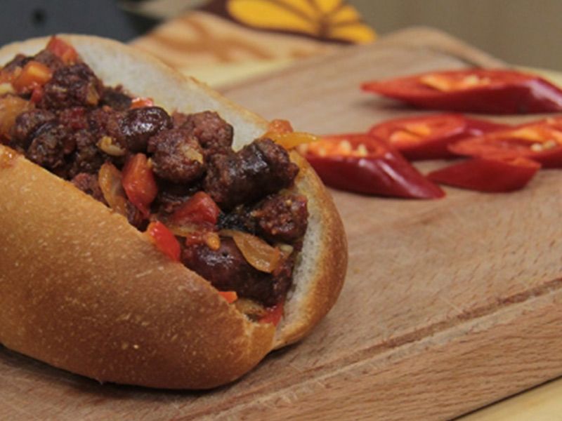 Baladi Sausage Sandwich