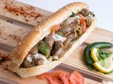 Alexandrian sausage sandwich