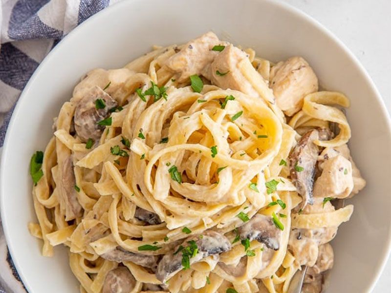 alfredo mushroom
