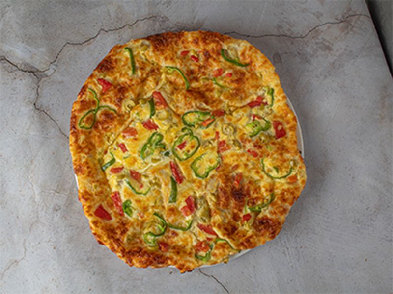 Kiri Cheese Oriental Pizza