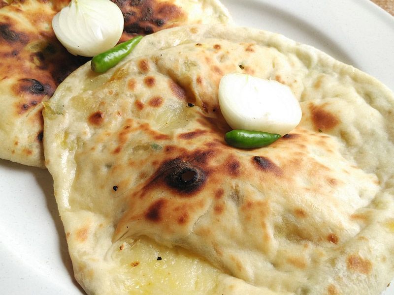 Paratha Bread With Mint