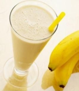 Banana With Milk Juice