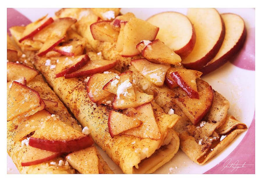 Chocolate Apple Crepe