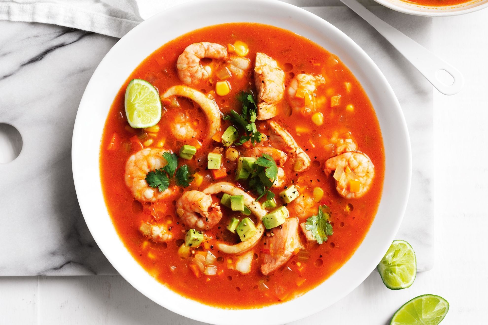 Red Seafood Soup