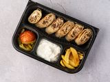 Arabic shawarma meal